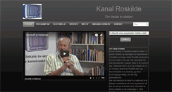 Desktop Screenshot of kanalroskilde.dk